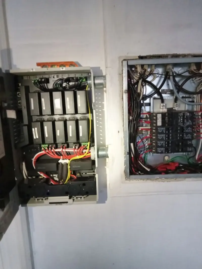 Electrical panel upgrade completed for Security Camera Wiring in Boynton Beach